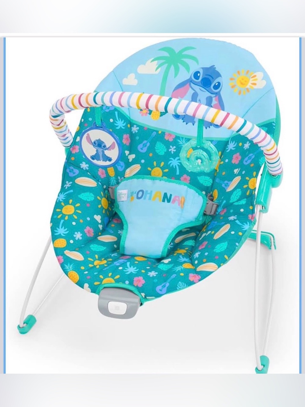 Bright start ohana lilo & stitch baby infant vibrating bouncer seat